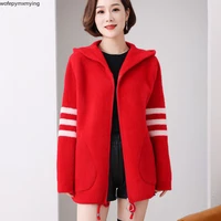 imitation mink cashmere women coat fashion open front long sleeve cardigans sweaters autumn new korean fur cropped coats top