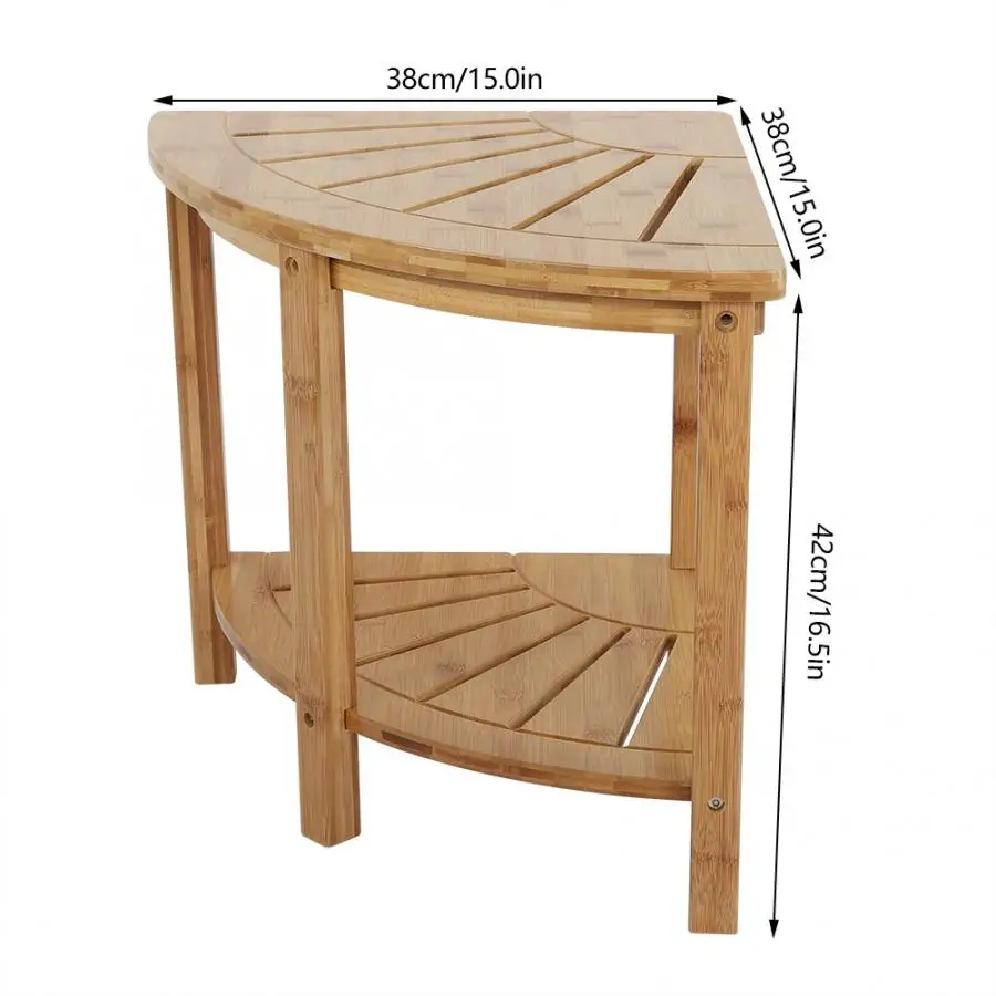 Угловой стул для душа ванной комнаты с полкой органайзер ванны Премиум