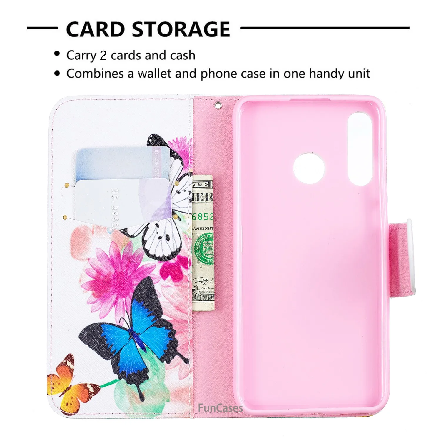 Patterned PU Leather Phone Bag cases For funda Huawei P30 Lite Coques Etui Cases sFor Mobile capa Nova 4E | Мобильные телефоны и