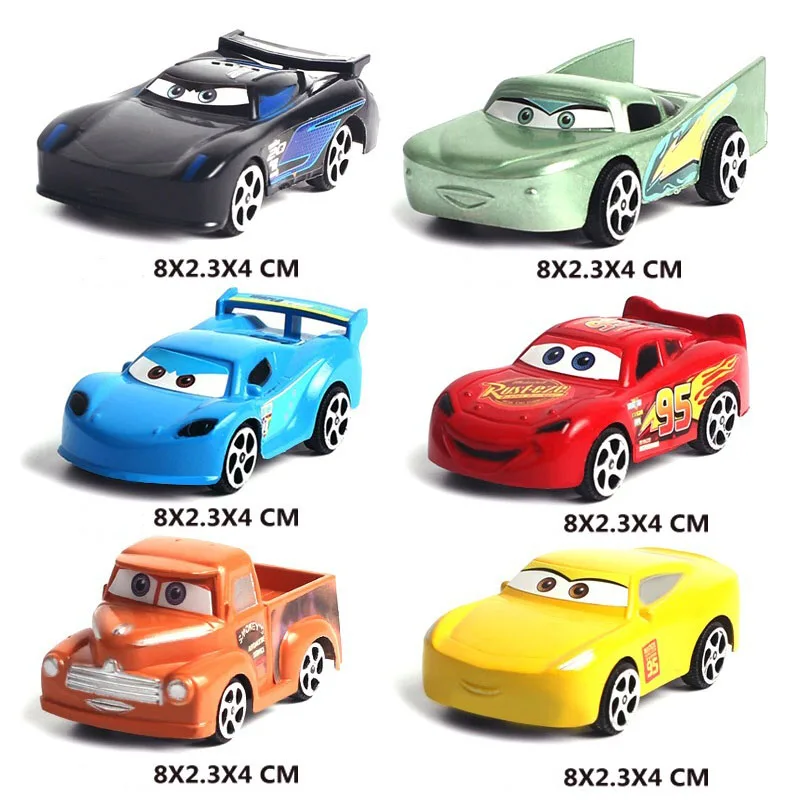 7 шт./компл. disney "тачки 3 Lightning McQueen дядя грузовик ABS литья под давлением модель автомобиля горячие игрушки год рождественский подарок для детей
