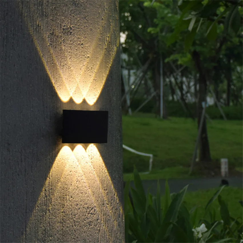 Уличная Водонепроницаемая настенная лампа IP65 светодиодный настенный светильник