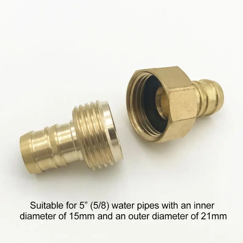 

Metal US Standard Thread 5/8\" Garden Water Pipe Joint with Stainless Steel Clamp