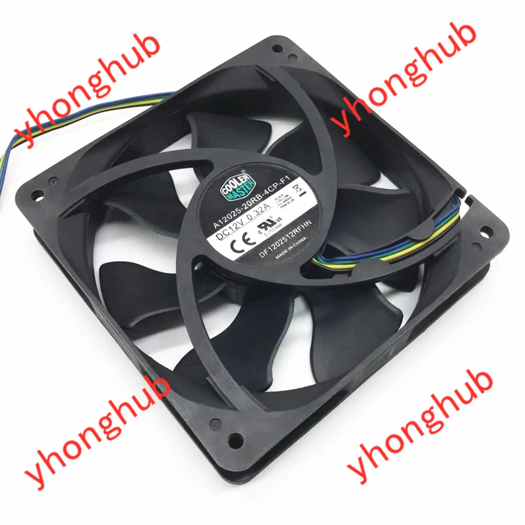 CoolerMaster A12025 20RB 4CP F1 DC 12 В 0.32A 120x120x25 мм охлаждающий вентилятор|cooling fan|server cooling fancooling fan