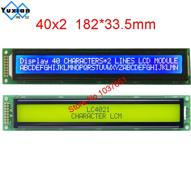 ЖК-дисплей 40*2 402 4002A символьный модуль LC4021 вместо HD44780 LMB402C PC4002-B TM402C WH4002A Бесплатная