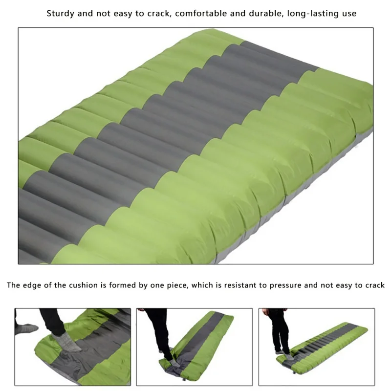 

Amphibious Moisture-Proof Pad Ultra Light Inflatable Cushion Portable Press-Based Camping Air Mattress