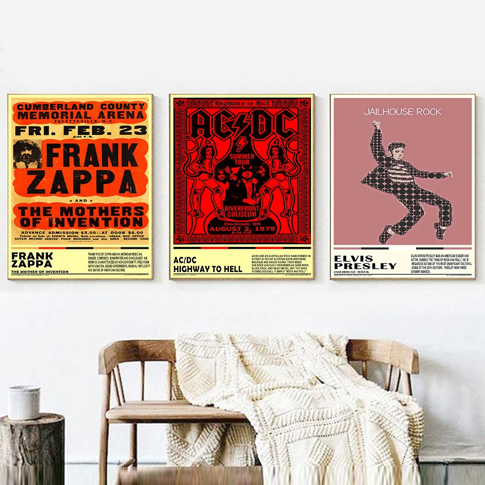 Постеры в стиле ретро с музыкой выполненные различными группой Fleetwood Mac Картина