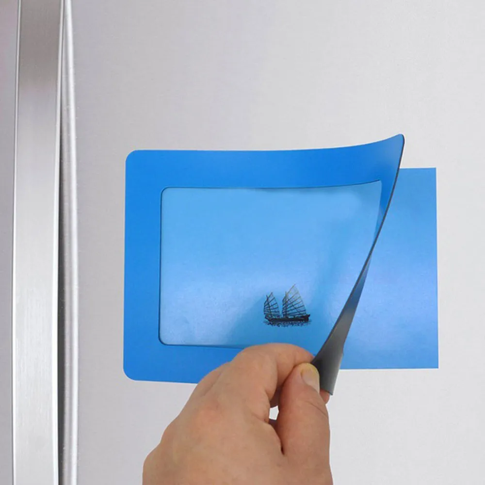 New 2020 Colorful Magnetic Picture Frames 11.8*16cm Photo Magnets Photoframe Refrigerato PVC 160mm*118mm | Дом и сад