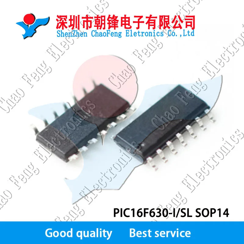 

10PCS PIC16F630-I/SL PIC16F630 SOP14 New original