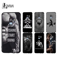 silicone cover bodybuilding fitness for samsung galaxy a9 a8 a7 a6 a6s a8s plus a5 a3 star 2018 2017 2016 phone case