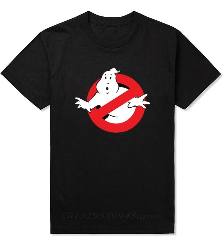 

Fashion Summer Ghostbuster T Shirt Men Short Sleeve Movie Music Top Tees With Short Sleeve T-shirt Tops Camisa Free Shipping