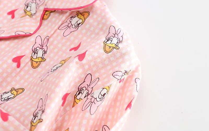 Новые пижамы для женщин Kawaii мультфильм пижамы матовый хлопок женский милый Ночной костюм длинный рукав пижамы большой ярд S-L