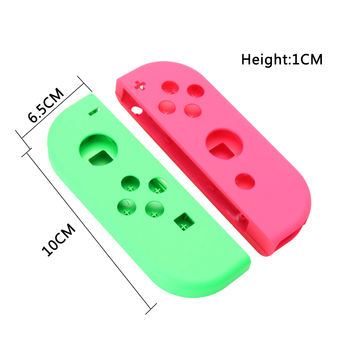 Сменный корпус, Жесткий Чехол для кожи, чехол для переключателя NS Joy-Cons контроллер, зеленая крышка лицевой панели для ремонта joycon