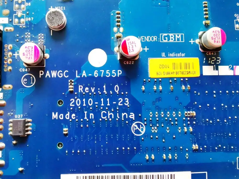 Original for Lenovo G475 laptop motherboard PAWGC LA-6755P tested good free shipping | Компьютеры и офис