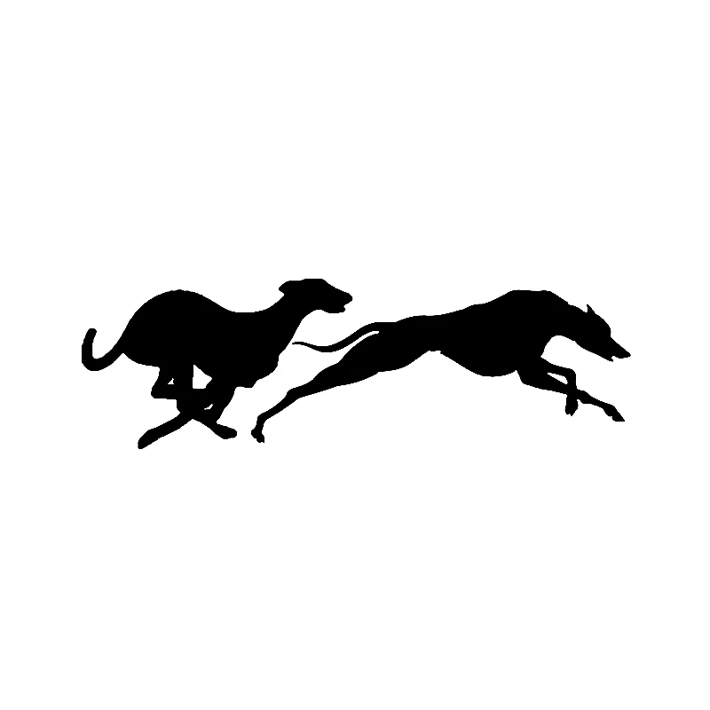 

JuYouHui Exterior Accessories Decal Fashion Racing Greyhounds Vinyl Car Window Sticker Animal Motorcycle Decals Graphic