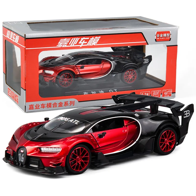 Модель автомобиля 1:24 Литые металлические колеса модель спортивного GT коллекция