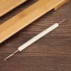Двухсторонняя игла с ручкой для машины вязание швейные инструменты, 1 шт., для серебряного язычка LK360, LK150, LK100, SK860, инструменты для изготовления подарка сделай сам