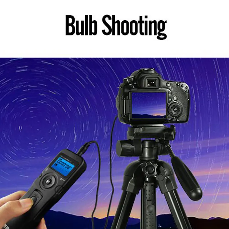 Sidande RS 7100LCD Таймер спуска затвора Пульт дистанционного управления для Canon EOS 1300D 1100D