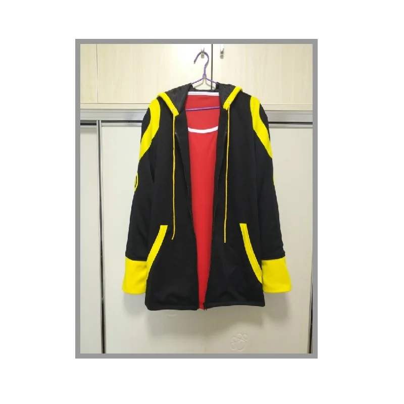Coat and T-shirt Аниме Мистик мессенджер Косплей Костюм 707 Saeyoung Luciel Choi одежда на Хэллоуин, костюмы куртка с капюшоном толстовки пальто футболка комплект - Цвет: Coat and T-shirt