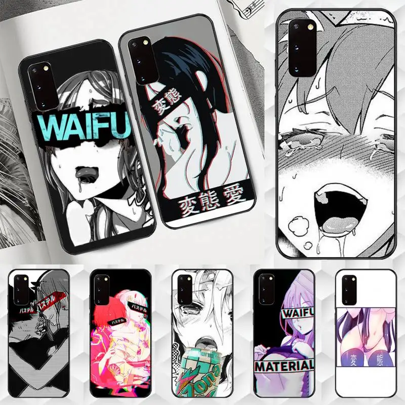 

Hentai Harajuku Anime Girl Phone Case for Huawei Y9 Y8 Y7 Y6 Y5 Y8S Y8P nova8 nova7 2018 2019 Pro soft coque cover