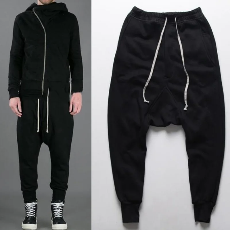 Casual Men Pants 2022 Harem Pants Mens Autumn Winter Joggers Men Hip Hop Pants Drop Crotch Jogger Clothing Male Trousers 50