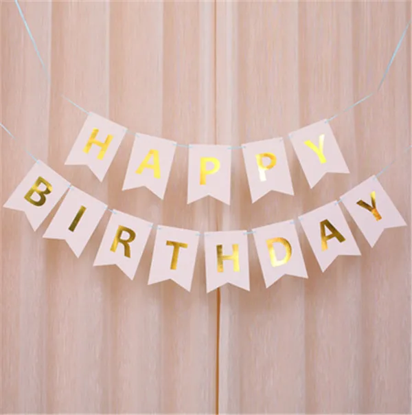 whitebanner 16 дюймов розовое золото испанский Feliz Cumpleanos воздушные шары для дня рождения буквы фольги шар для украшения вечеринок Алфавит воздушный надувные шары - Цвет: whitebanner