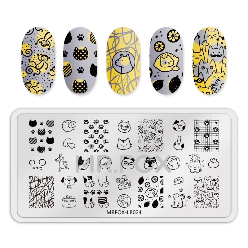 Трафареты для маникюра и стемпинга |