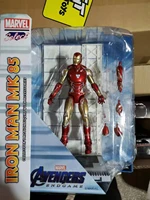 marvel comics avengers endgame iron man mk85 joints movable action figure model ornaments toys deluxe collection