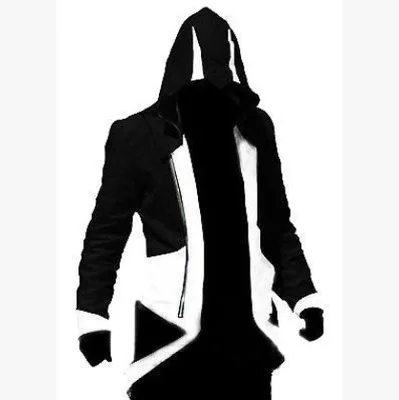 Assassin's Creed средневековый смокинг Хэллоуин Куртка Connor красный черный ролевые