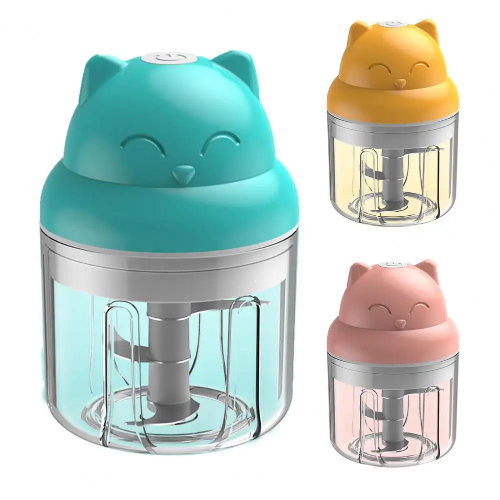 

Garlic Press Eco-friendly Simple Operation Plastic Mini Electric Garlic Press for Home