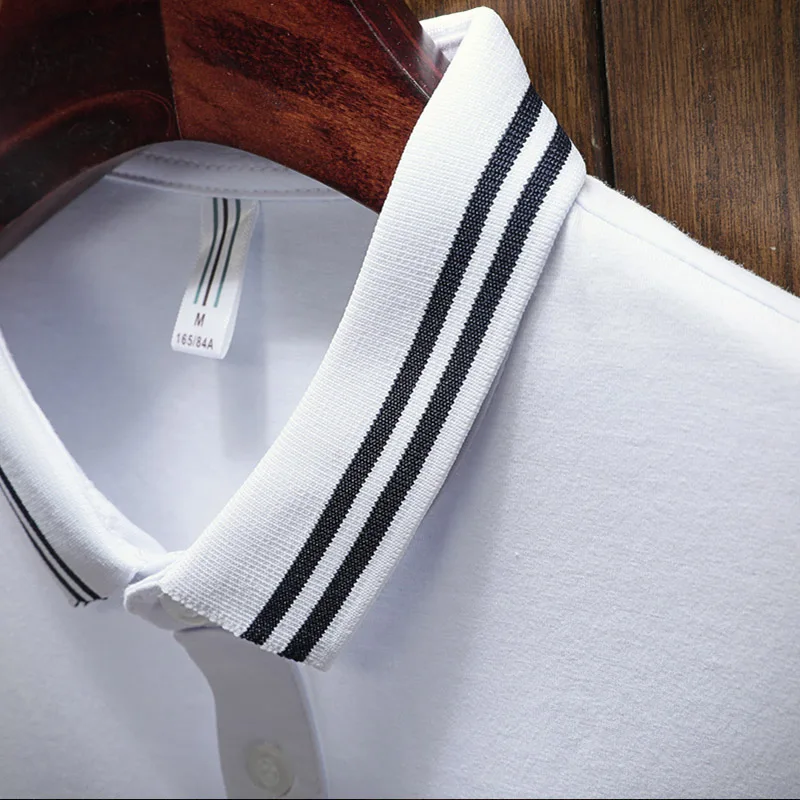 

LJ491 Tops&Tees Men's Polo shirts Business men brands Polo Shirts Solid mens polo shirt 4 colors