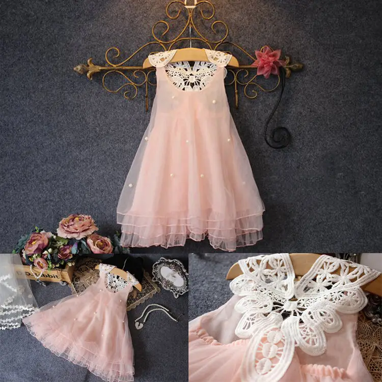 Flower Girls Princess Dress Kids Baby Party Pageant Lace Tulle Tutu Dresses | Детская одежда и обувь