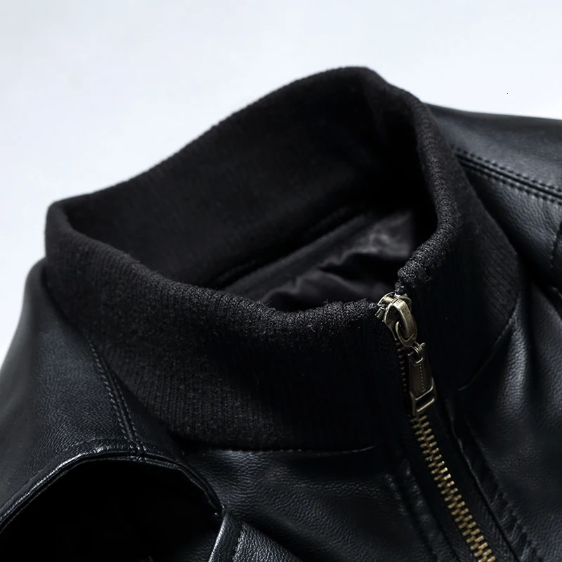 

and Fall 2020 Winter new Leather Garments Fashionable Stroke Gentle Men's Jacket Lederen