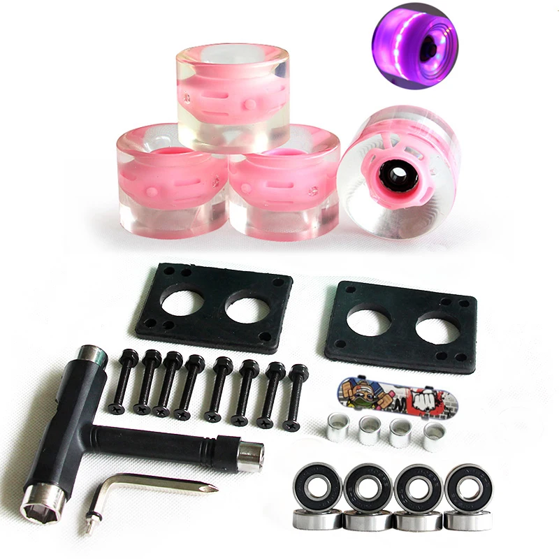 Набор колес для скейтборда диаметром 60 мм подшипник 29 оборудование 3 запасные