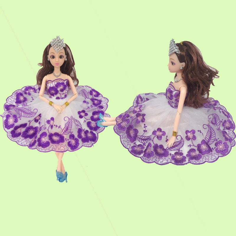 Кукла платье для куклы Барби принцесса кружева юбка 1/6 одежда BJD аксессуары