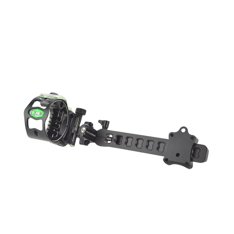 Long pole 5Pin прицел retina замок микро регулировка для блочного Лука Охота длинный/короткий полюс лук прицел стрельба из лука соревнования аксессуары - Цвет: Long pole
