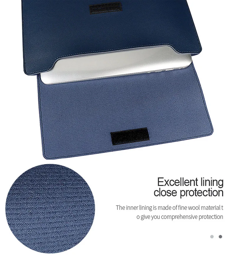 laptop sleeve case stand 13 3 14 1 15 4 inch waterproof 3 in 1 leather pouch bag for macbook air pro 13 14 15 huawei matebook hp free global shipping