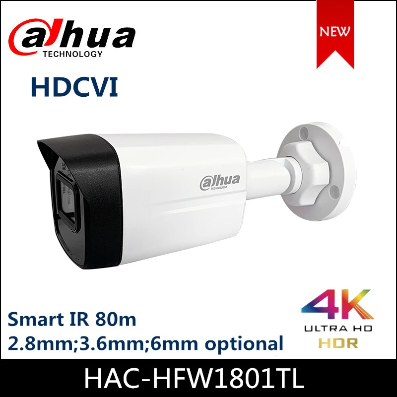 Новая камера Dahua HDCVI Lite Plus Series 4K инфракрасная цилиндрическая фотокамера