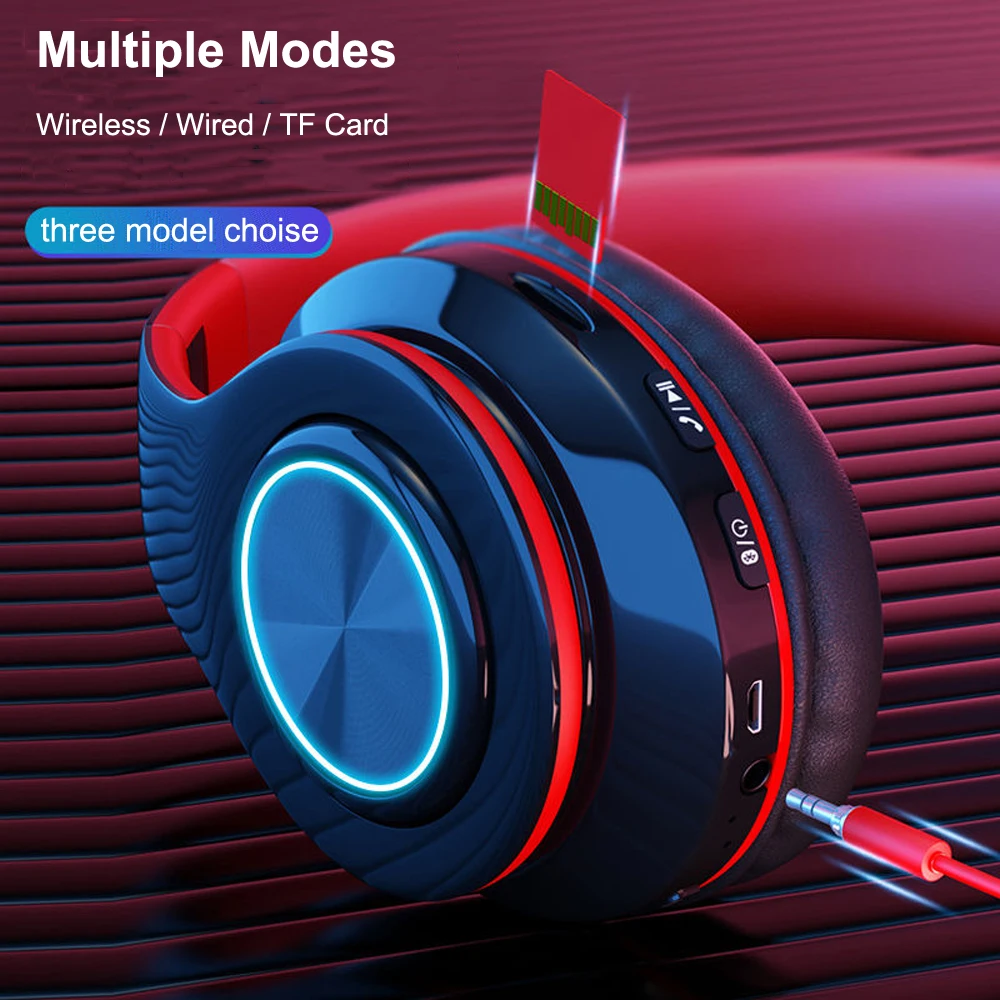 Bluetooth наушники беспроводные складные со встроенным FM радио и mp3 плеером|Наушники
