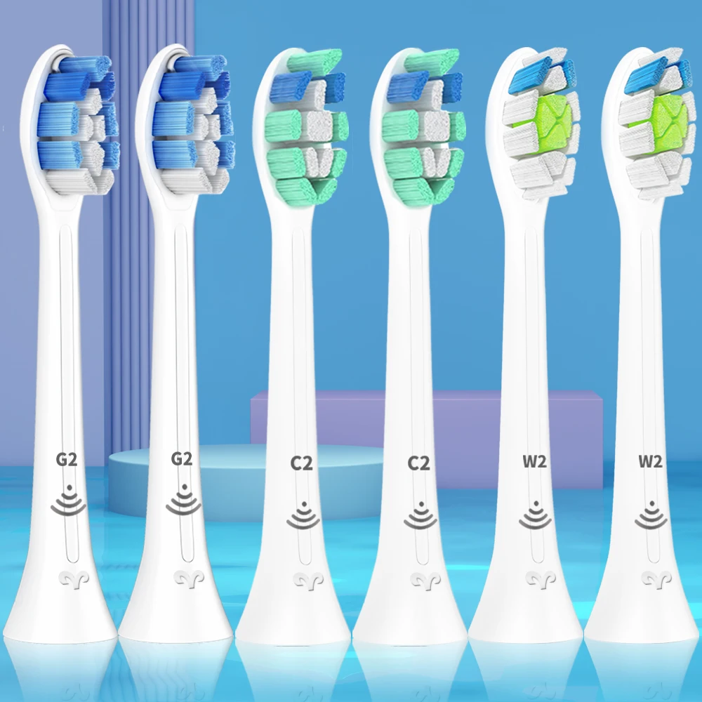 

Plaque Control Gum Health DiamondClean Toothbrush Heads for Phillips Sonicare Electric Toothbrush HX6064 HX6211 HX6250 HX9033/65