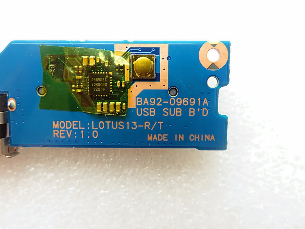Оригинальное для Samsung NP540U3C NP530U3C 530U3B 532U3C 535U3C 532U3X BA92 09691A Плата usb кард ридер