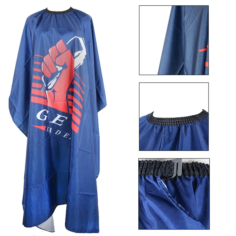 

Waterproof Blue Haircut Cape Hairdresser Hairdressing Salon Barber Apron Barber Accessories Mascarilas Cloth Mask