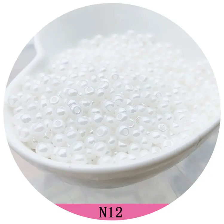 

3mm 8/0 Cream Uniform Round Glass Seed Bead Charm For Jewelry Making Ring Necklace Bracelet Beads Diy Accessories 270Pcs