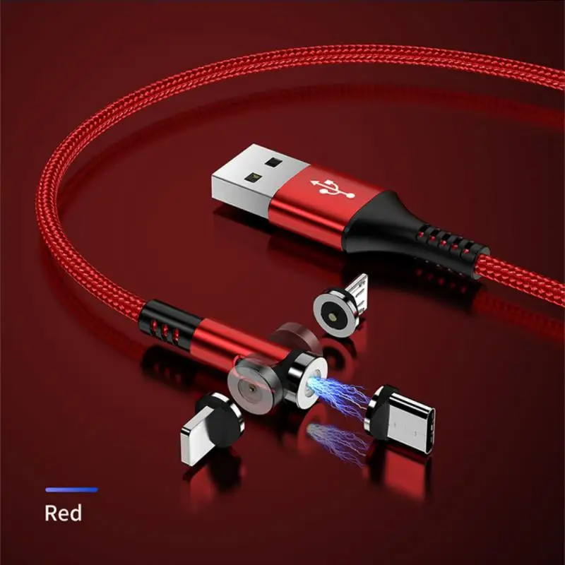 

2020 Magnetic USB Cable For IPhone Pro Max Charger 540 Degree USB Type C Cable For Xiaomi Samsung Magnet Charge Micro USB Cable