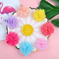 5 pieces multi color diy lace chiffon flower girl hairpin princess head hair accessories handmade clothing shoes accessories