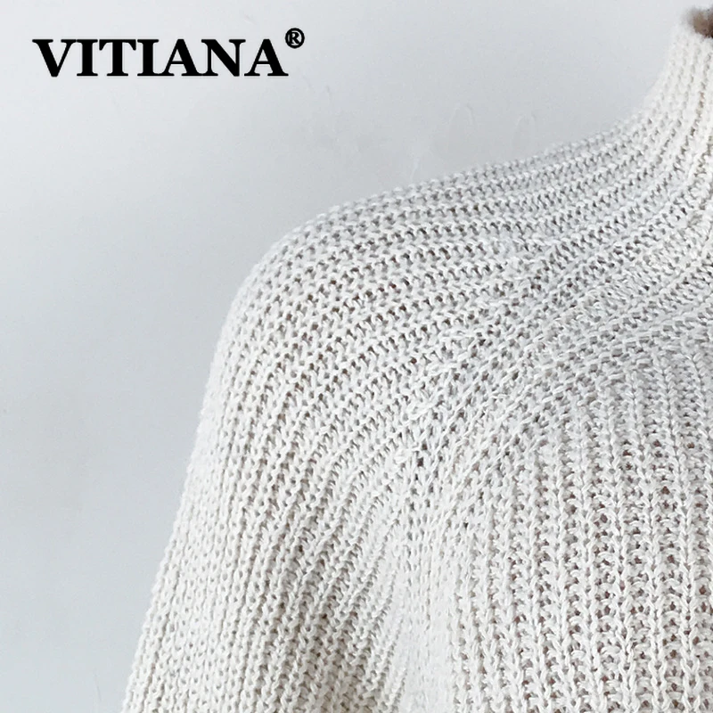 VITIANA зимнее женское сексуальное платье-свитер для вечерние осень 2019 женские