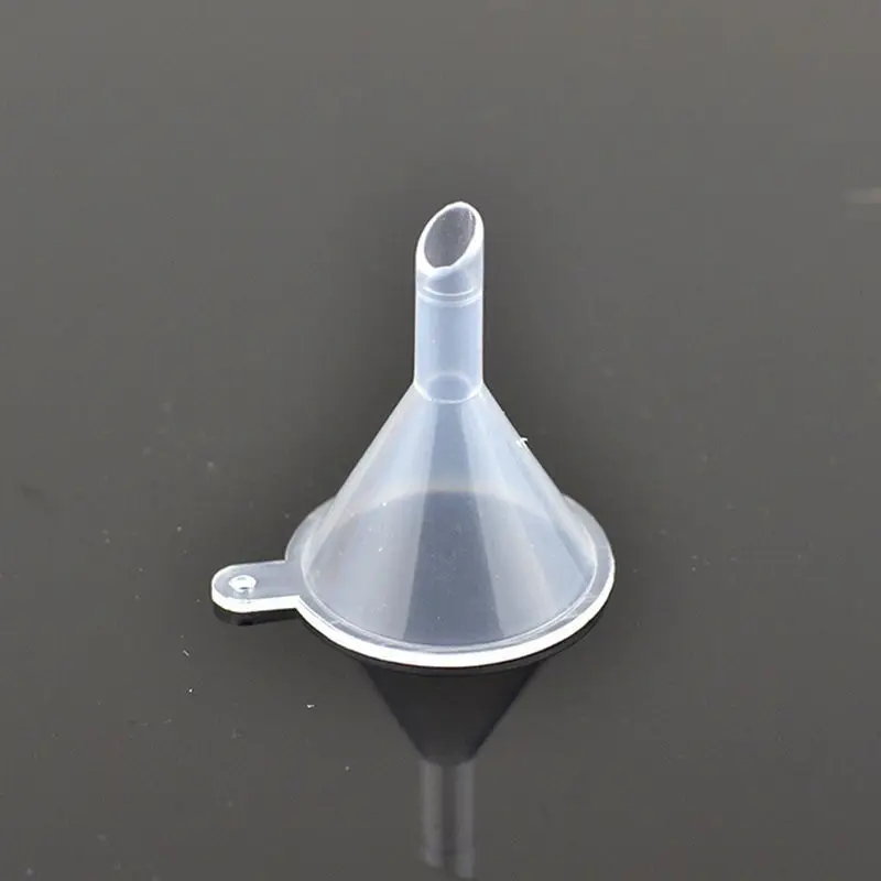 

10pcs/lot Small Plastic For Perfume Diffuser Bottle Mini Liquid Oil Funnels Labs
