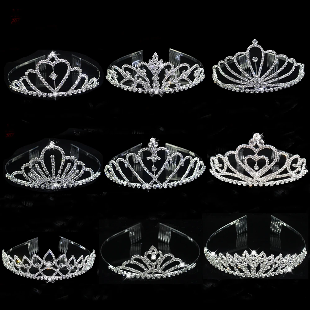 Новая модная свадебная со стразами тиары и короны повязка на голову цветок