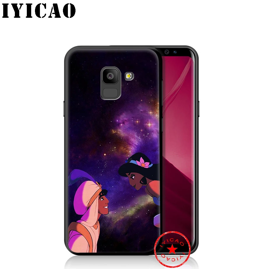 IYICAO Аладдин жасмин мягкий чехол для телефона samsung Galaxy A9 A8 A7 J6 A6 плюс 2018 A5 A3 2016 2017