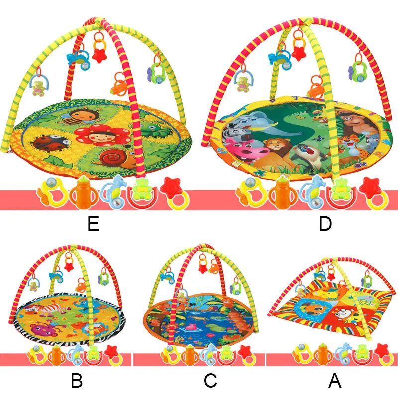 Детский игровой коврик-одеяло для стойка фитнеса коврик ползания игрушки