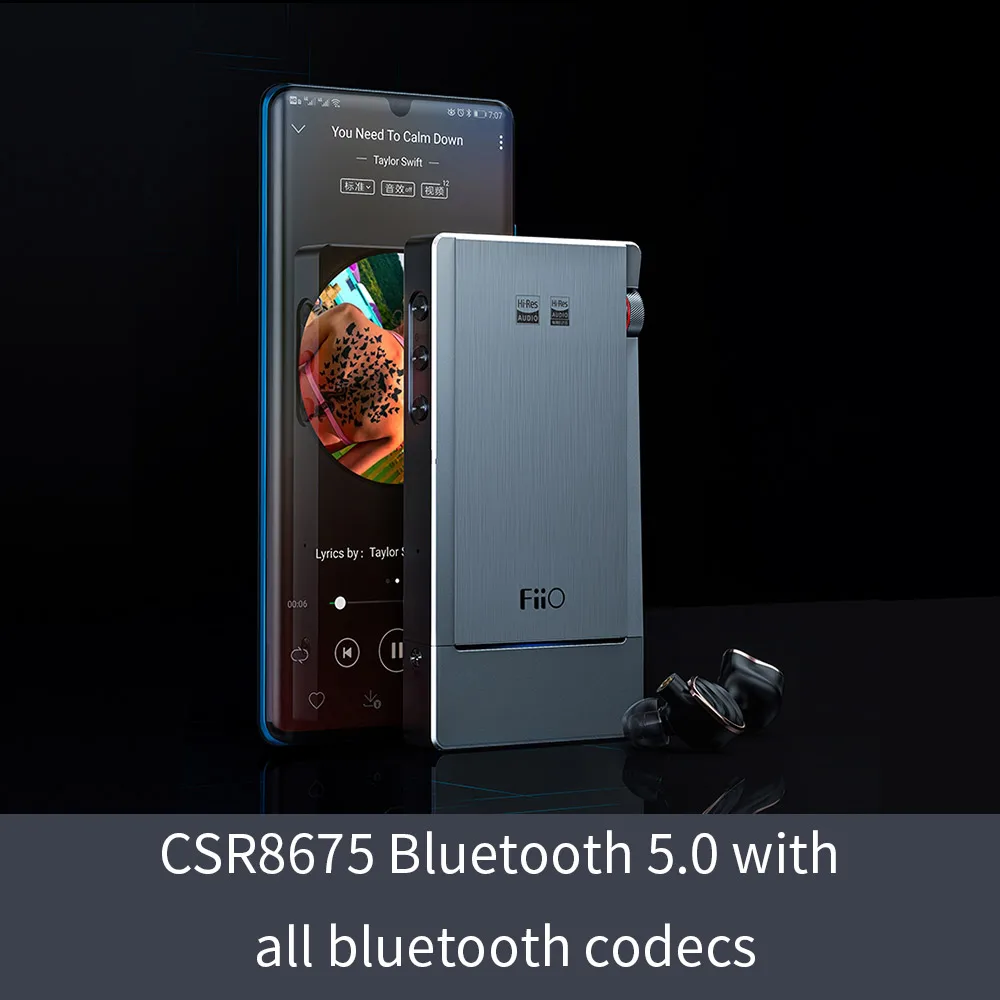 ЦАП усилитель FiiO Q5s Bluetooth 5 0 DSD256 PCM 768k/32 бит|Усилители для наушников| |
